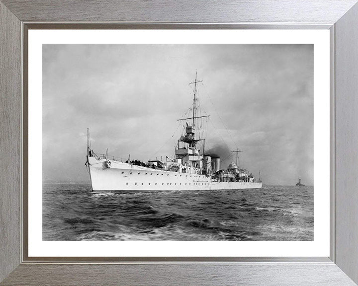 HMS Cairo D87 Royal Navy C class light cruiser Photo Print or Framed Photo Print - Hampshire Prints