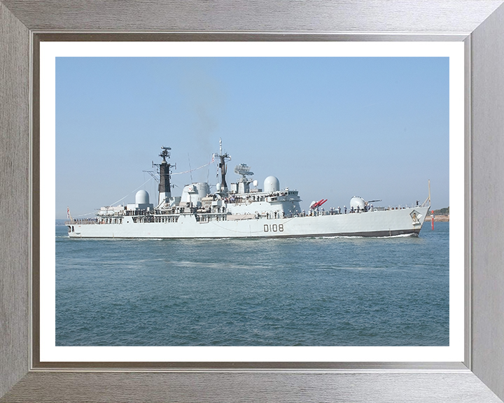 HMS Cardiff D108 Royal Navy Type 42 destroyer Photo Print or Framed Print - Hampshire Prints