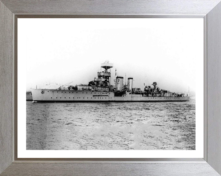 HMS Curlew D42 Royal Navy C class light cruiser Photo Print or Framed Photo Print - Hampshire Prints