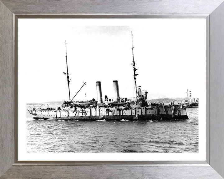 HMS Endymion (1891) Royal Navy Edgar class cruiser Photo Print or Framed Photo Print - Hampshire Prints