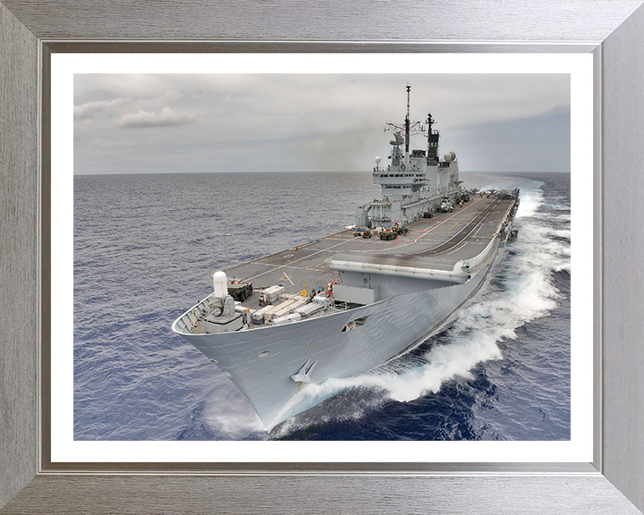 HMS Ark Royal R07 Royal Navy Invincible class aircraft carrier Photo Print or Framed Print - Hampshire Prints