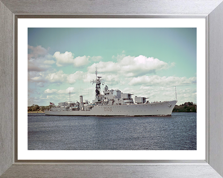 HMS Dainty D108 Royal Navy Daring class destroyer Photo Print or Framed Print - Hampshire Prints