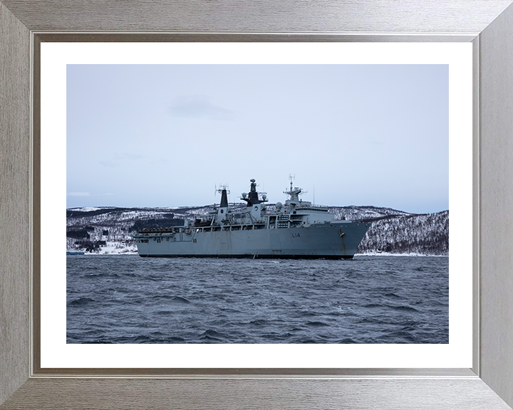 HMS Albion L14 Royal Navy Albion Class amphibious ship Photo Print or Framed Print - Hampshire Prints