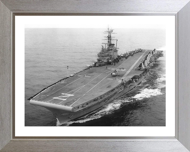 HMS Albion R07 Royal Navy Centaur class light fleet carrier Photo Print or Framed Print - Hampshire Prints