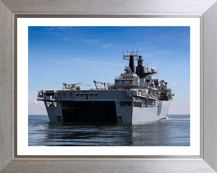 HMS Albion L14 Royal Navy Albion Class amphibious ship Photo Print or Framed Print - Hampshire Prints