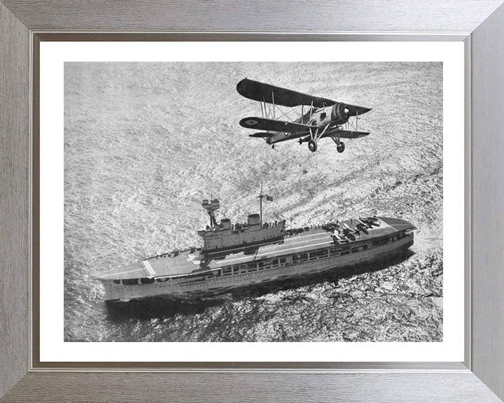 HMS Eagle (1918) Royal Navy aircraft carrier Photo Print or Framed Print - Hampshire Prints