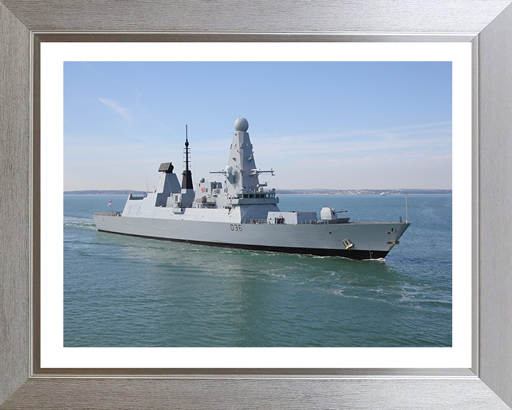 HMS Defender D36 Royal Navy Type 45 Destroyer Photo Print or Framed Photo Print - Hampshire Prints