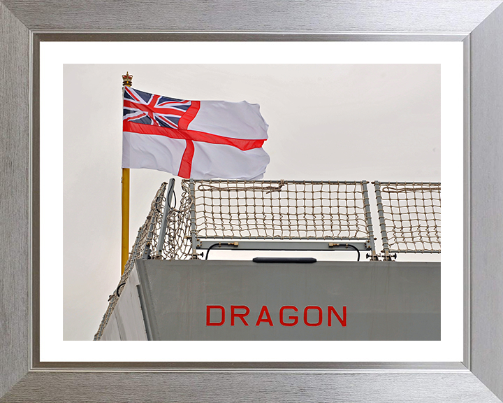 HMS Dragon D35 Royal Navy Type 45 Destroyer Photo Print or Framed Print - Hampshire Prints