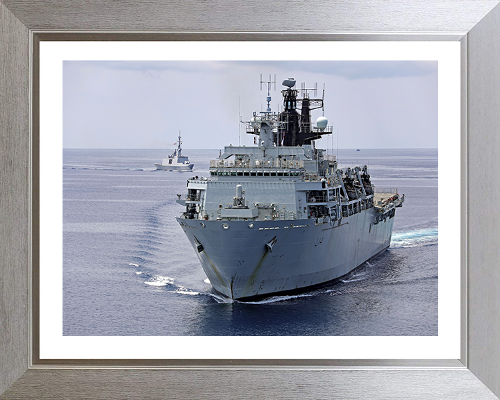 HMS Albion L14 Royal Navy Albion Class amphibious ship Photo Print or Framed Print - Hampshire Prints