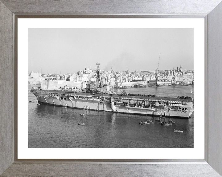 HMS Albion R07 Royal Navy Centaur class light fleet carrier Photo Print or Framed Print - Hampshire Prints