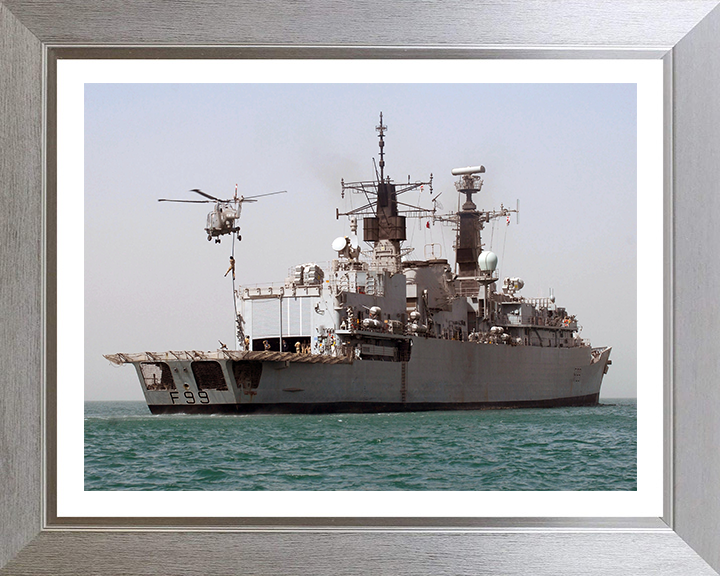 HMS Cornwall F99 Royal Navy Type 22 Frigate Photo Print or Framed Photo Print - Hampshire Prints