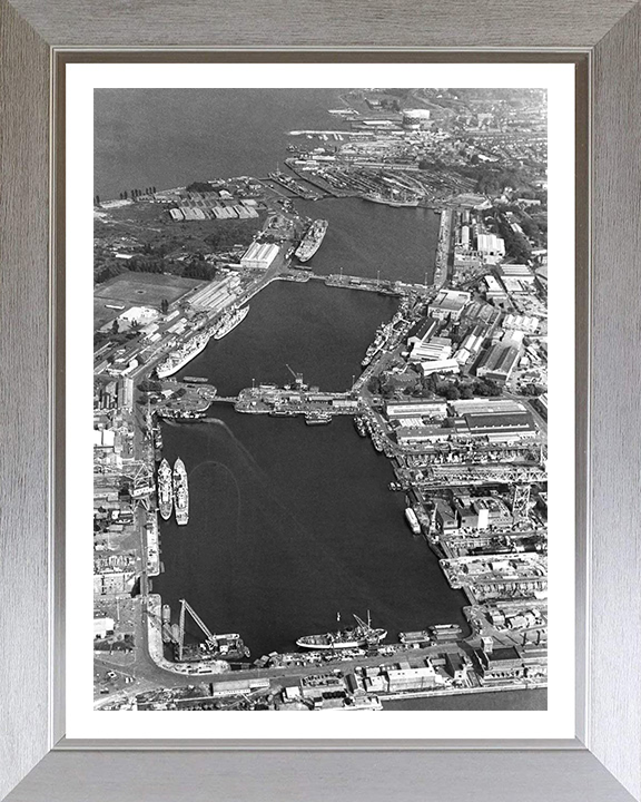 HMNB Chatham (HMS Pembroke) Aerial Photo Print or Framed Photo Print - Hampshire Prints