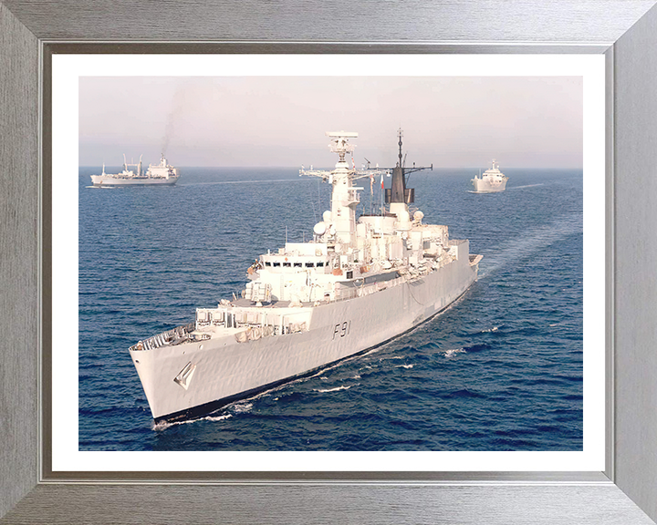 HMS Brazen F91 Royal Navy Type 22 frigate Photo Print or Framed Print - Hampshire Prints