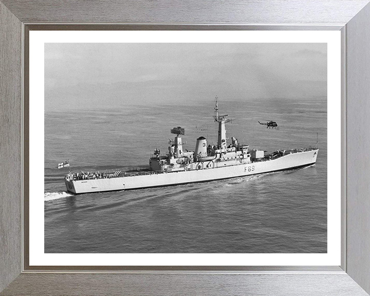 HMS Bacchante F69 Royal Navy Leander class frigate Photo Print or Framed Print - Hampshire Prints