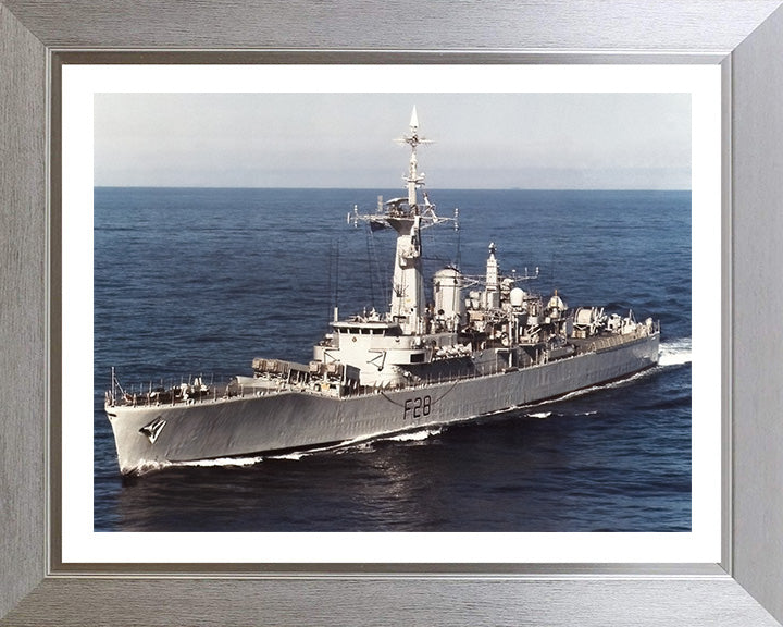 HMS Cleopatra F28 Royal Navy Leander class frigate Photo Print or Framed Print - Hampshire Prints