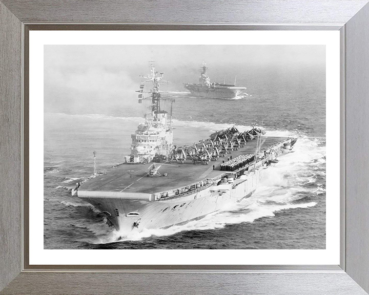 HMS Centaur R06 Royal Navy Centaur class light fleet carrier Photo Print or Framed Print - Hampshire Prints