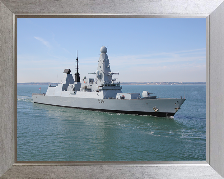 HMS Defender D36 Royal Navy Type 45 Destroyer Photo Print or Framed Photo Print - Hampshire Prints