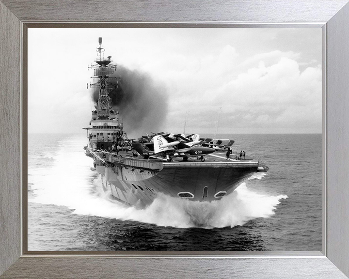 HMS Centaur R06 Royal Navy Centaur class light fleet carrier Photo Print or Framed Print - Hampshire Prints