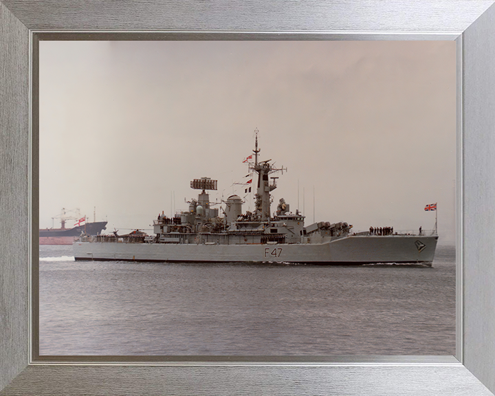 HMS Danae F47 Royal Navy Leander Class Frigate Photo Print or Framed Print - Hampshire Prints