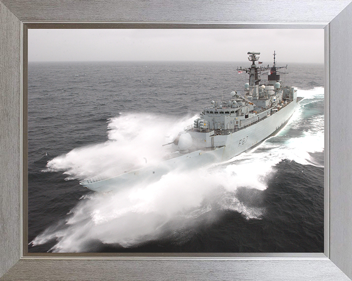 HMS Chatham F87 Royal Navy Type 22 Frigate Photo Print or Framed Print - Hampshire Prints