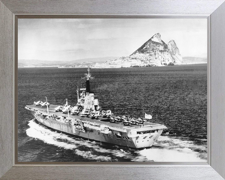 HMS Centaur R06 Royal Navy Centaur class light fleet carrier Photo Print or Framed Print - Hampshire Prints