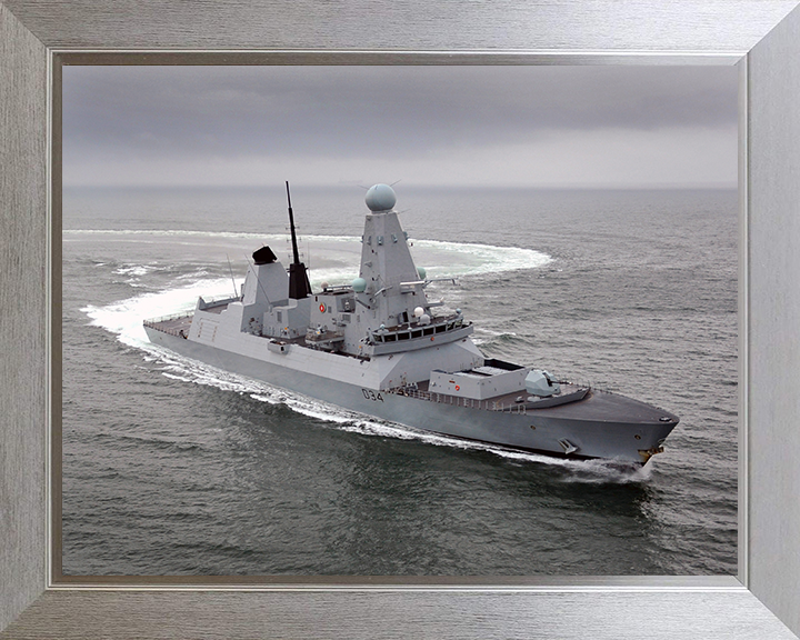 HMS Diamond D34 Royal Navy Type 45 Destroyer Photo Print or Framed Print - Hampshire Prints