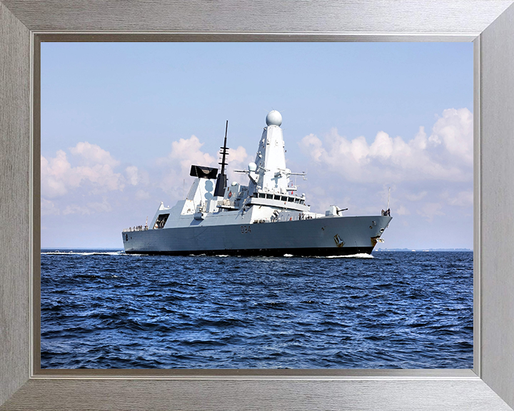 HMS Diamond D34 Royal Navy Type 45 Destroyer Photo Print or Framed Print - Hampshire Prints