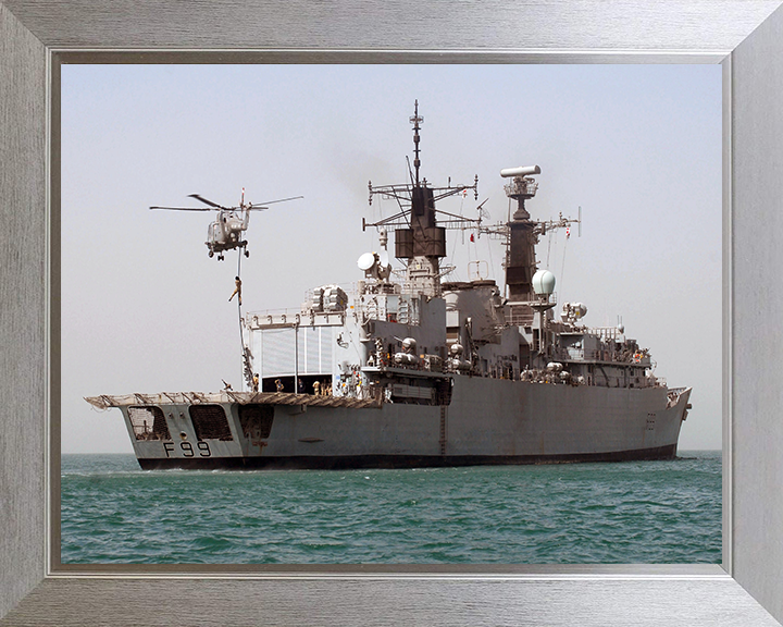 HMS Cornwall F99 Royal Navy Type 22 Frigate Photo Print or Framed Photo Print - Hampshire Prints