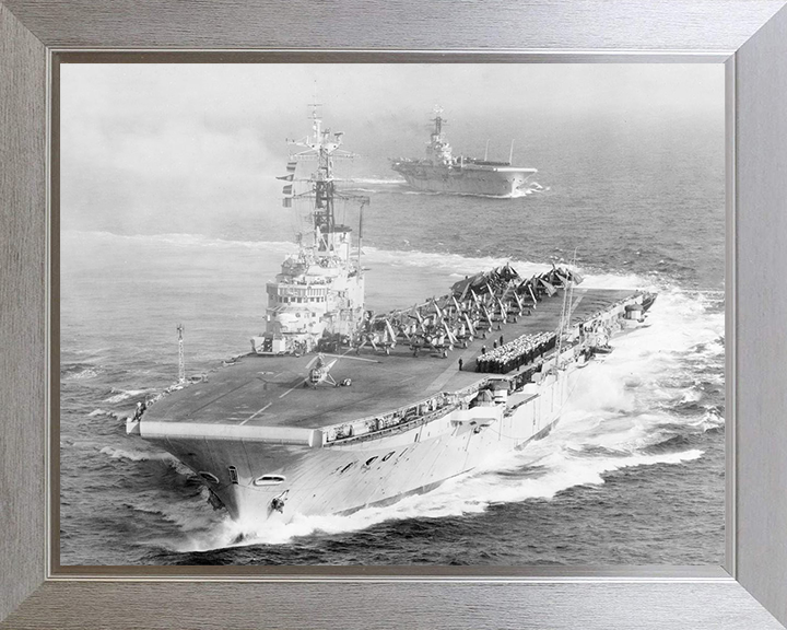 HMS Centaur R06 Royal Navy Centaur class light fleet carrier Photo Print or Framed Print - Hampshire Prints