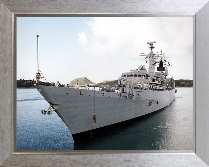 HMS Brave F94 Royal Navy Type 22 Frigate Photo Print or Framed Print - Hampshire Prints