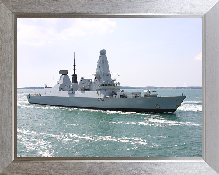 HMS Diamond D34 Royal Navy Type 45 Destroyer Photo Print or Framed Print - Hampshire Prints