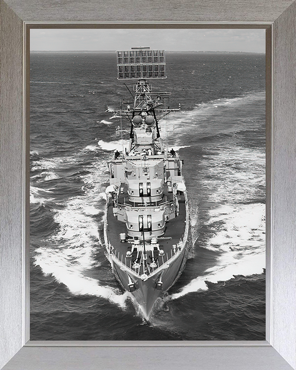 HMS Barrosa D68 Royal Navy Battle Class fleet destroyer Photo Print or Framed Print - Hampshire Prints