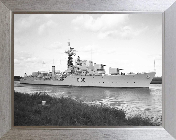 HMS Dainty D108 Royal Navy Daring class destroyer Photo Print or Framed Print - Hampshire Prints