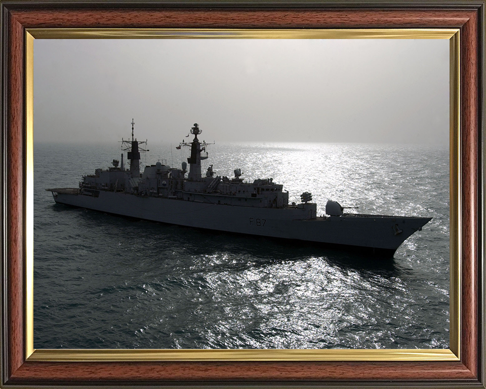 HMS Chatham F87 Royal Navy Type 22 Frigate Photo Print or Framed Print - Hampshire Prints