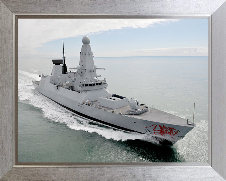 HMS Dragon D35 Royal Navy Type 45 Destroyer Photo Print or Framed Print - Hampshire Prints