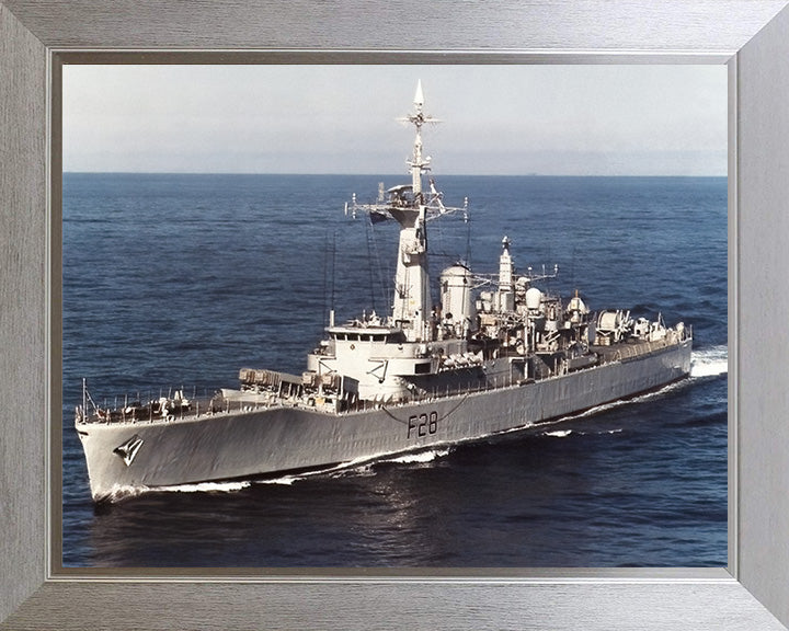 HMS Cleopatra F28 Royal Navy Leander class frigate Photo Print or Framed Print - Hampshire Prints