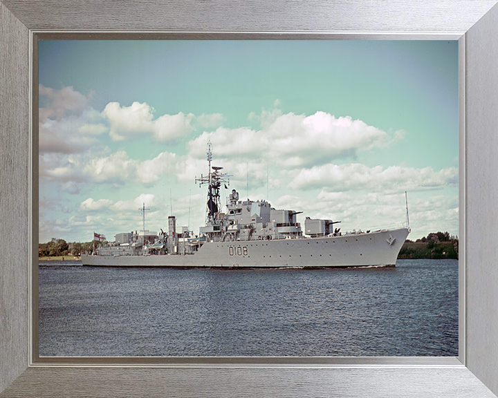 HMS Dainty D108 Royal Navy Daring class destroyer Photo Print or Framed Print - Hampshire Prints