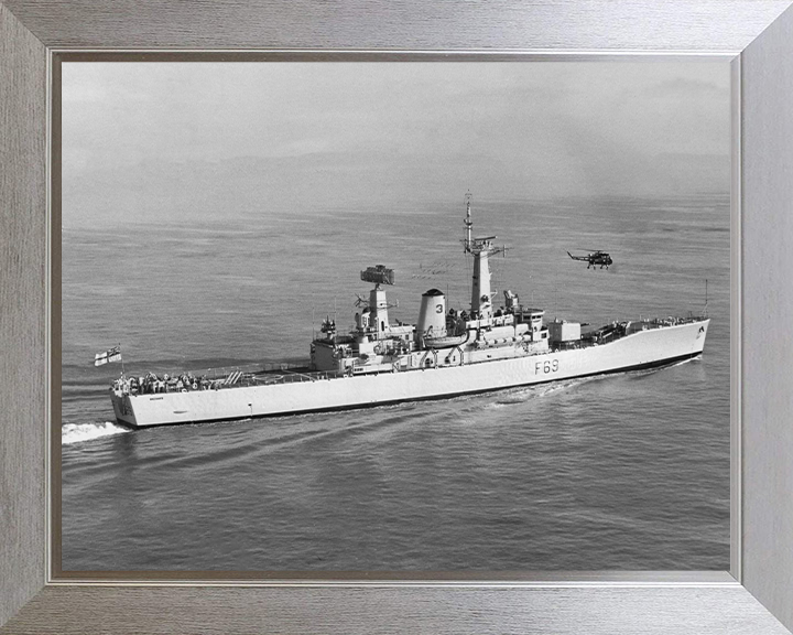 HMS Bacchante F69 Royal Navy Leander class frigate Photo Print or Framed Print - Hampshire Prints