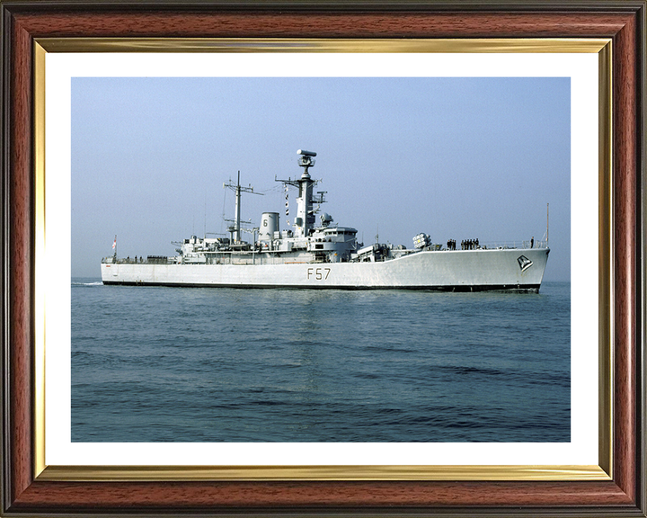 HMS Andromeda F57 Royal Navy Leander class frigate Photo Print or Framed Print - Hampshire Prints