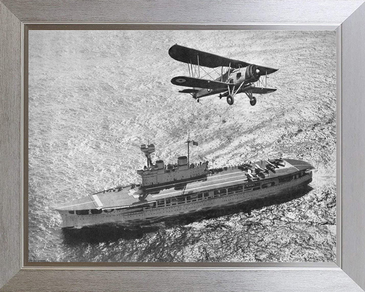 HMS Eagle (1918) Royal Navy aircraft carrier Photo Print or Framed Print - Hampshire Prints