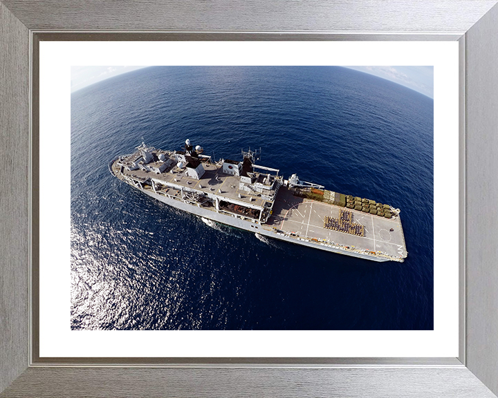 HMS Albion L14 Royal Navy Albion Class amphibious ship Photo Print or Framed Print - Hampshire Prints