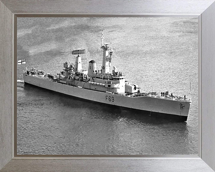 HMS Bacchante F69 Royal Navy Leander class frigate Photo Print or Framed Print - Hampshire Prints