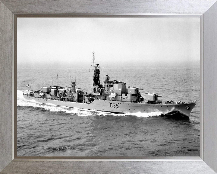 HMS Diamond D35 Royal Navy Daring class destroyer Photo Print or Framed Print - Hampshire Prints