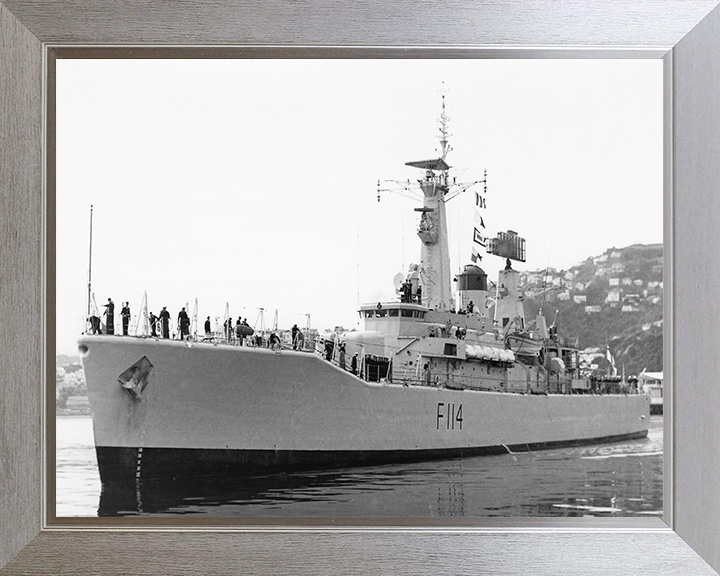 HMS Ajax F114 Royal Navy Leander Class Frigate Photo Print or Framed Print - Hampshire Prints