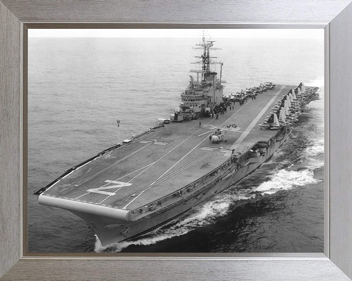 HMS Albion R07 Royal Navy Centaur class light fleet carrier Photo Print or Framed Print - Hampshire Prints