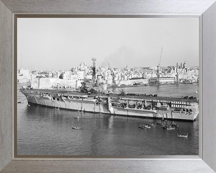 HMS Albion R07 Royal Navy Centaur class light fleet carrier Photo Print or Framed Print - Hampshire Prints