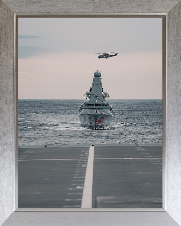 HMS Dragon D35 Royal Navy Type 45 Destroyer Photo Print or Framed Print - Hampshire Prints