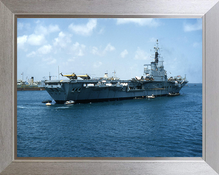 HMS Centaur R06 Royal Navy Centaur class light fleet carrier Photo Print or Framed Print - Hampshire Prints