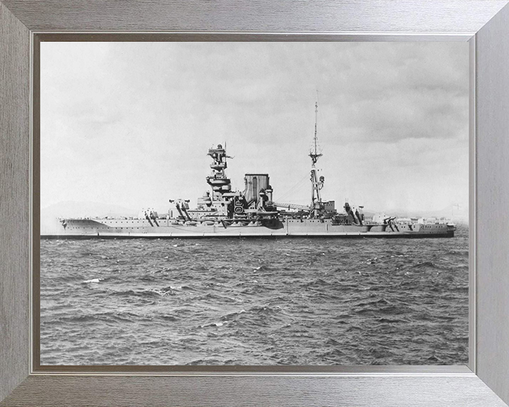 HMS Barham (04) Royal Navy Queen Elizabeth class battleship Photo Print or Framed Print - Hampshire Prints