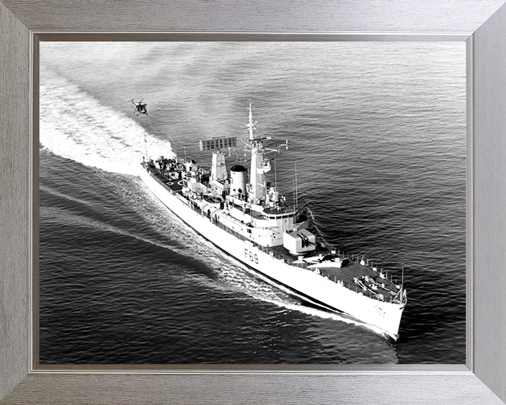 HMS Bacchante F69 Royal Navy Leander class frigate Photo Print or Framed Print - Hampshire Prints